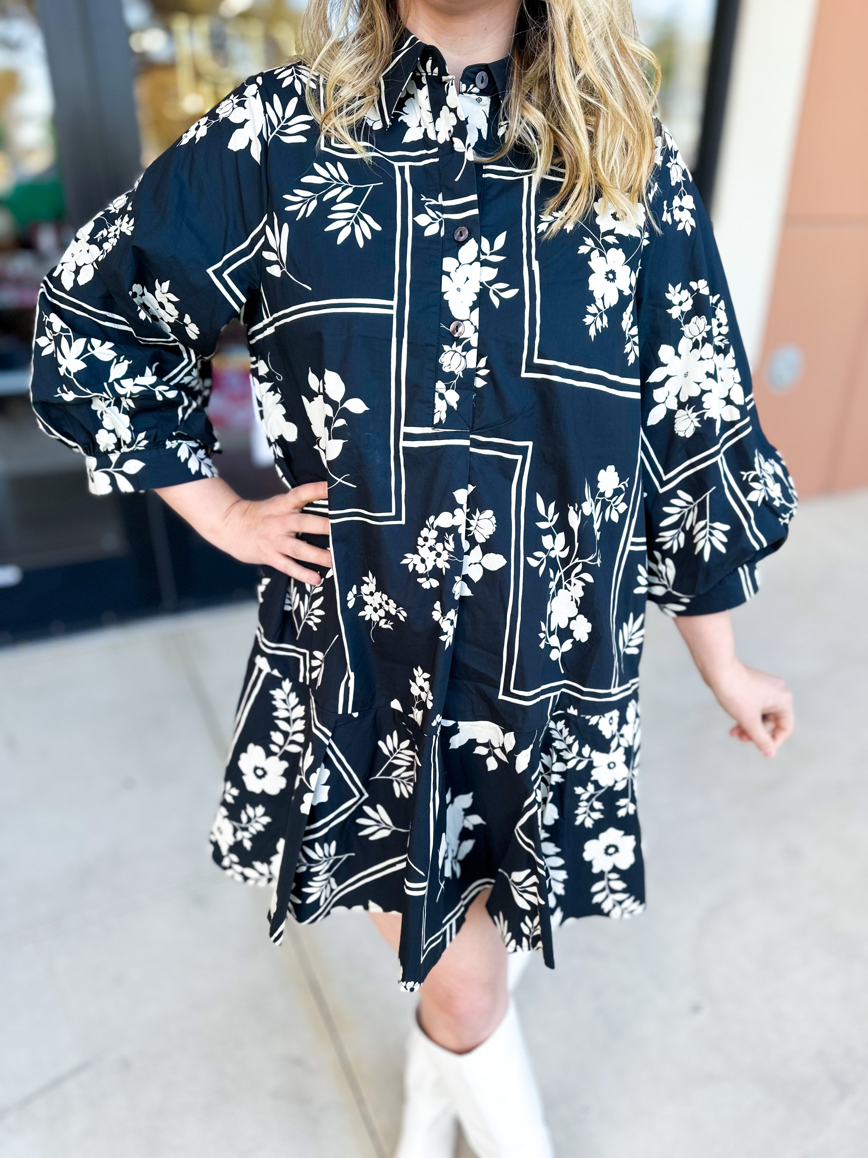 The Jolie Mini Dress - Black-510 Mini-ENTRO-July & June Women's Fashion Boutique Located in San Antonio, Texas