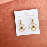 Natalie Wood - Botanic Drop Earrings - Tortoiseshell-110 Jewelry & Hair-Natalie Wood-July & June Women's Fashion Boutique Located in San Antonio, Texas
