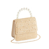 Pearl & Straw Purse-130 ACCESSORIES-SHIRALEAH-July & June Women's Fashion Boutique Located in San Antonio, Texas