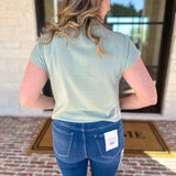 Soft Bloom Everyday Knit Top - Mint-230 Sweaters/Cardis-ENTRO-July & June Women's Fashion Boutique Located in San Antonio, Texas