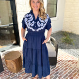 THML- The Sutton Midi Dress-500 Midi-THML-July & June Women's Fashion Boutique Located in San Antonio, Texas