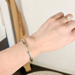 Natalie Wood - Golden Hour Cuff Bracelet - Gold/Silver-110 Jewelry & Hair-Natalie Wood-July & June Women's Fashion Boutique Located in San Antonio, Texas