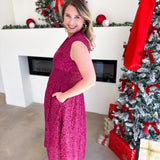 Elegant Lace Midi Dress - Merlot-500 Midi-FATE-July & June Women's Fashion Boutique Located in San Antonio, Texas