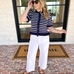 The Simply Sweet Cardigan - Navy-230 Sweaters/Cardis-ENTRO-July & June Women's Fashion Boutique Located in San Antonio, Texas