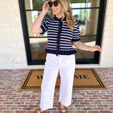 The Simply Sweet Cardigan - Navy-230 Sweaters/Cardis-ENTRO-July & June Women's Fashion Boutique Located in San Antonio, Texas