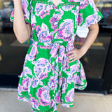Mary Square - Addison Dress - Petal Tango-510 Mini-MARY SQUARE-July & June Women's Fashion Boutique Located in San Antonio, Texas