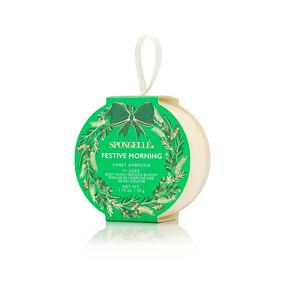 Spongellé - Holiday Wreath Body Buffer - 4 Scents-120 Apothecary-Spongellé-July & June Women's Fashion Boutique Located in San Antonio, Texas