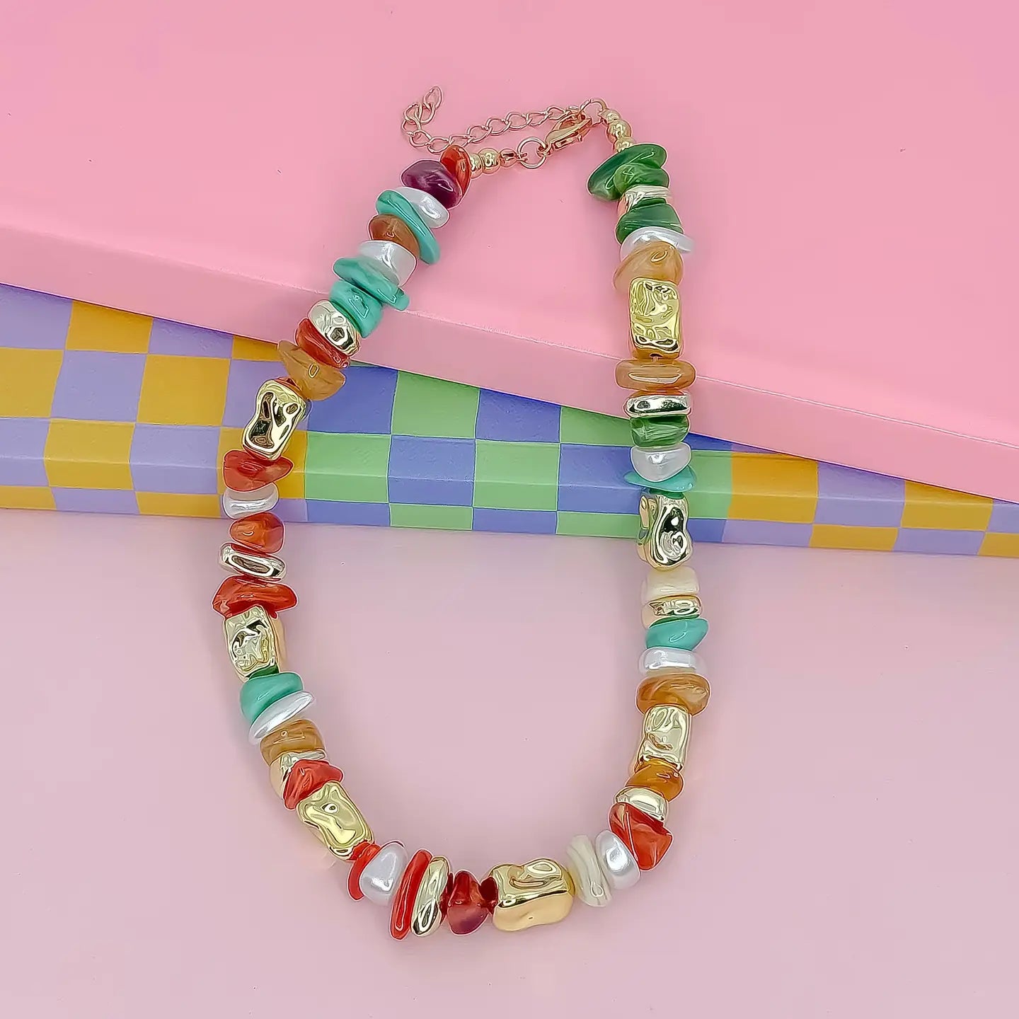 Treasure Jewels - Happy Mess Necklace-110 Jewelry & Hair-Treasure Jewels-July & June Women's Fashion Boutique Located in San Antonio, Texas