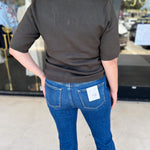 The Krissy Knit Top - Olive-200 Fashion Blouses-SKIES ARE BLUE-July & June Women's Fashion Boutique Located in San Antonio, Texas