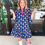 Mary Square - Abstract Fiona Mini Dress-510 Mini-MARY SQUARE-July & June Women's Fashion Boutique Located in San Antonio, Texas
