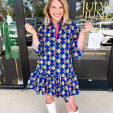 Mary Square - Abstract Fiona Mini Dress-510 Mini-MARY SQUARE-July & June Women's Fashion Boutique Located in San Antonio, Texas