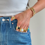 Easton Elle - Cove Ring - Black Onyx-110 Jewelry & Hair-Easton Elle-July & June Women's Fashion Boutique Located in San Antonio, Texas