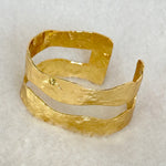 Double Plated Cuff Bracelet - Easton Elle-110 Jewelry & Hair-Easton Elle-July & June Women's Fashion Boutique Located in San Antonio, Texas