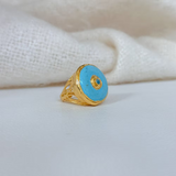 Easton Elle - Round Turquoise Ring