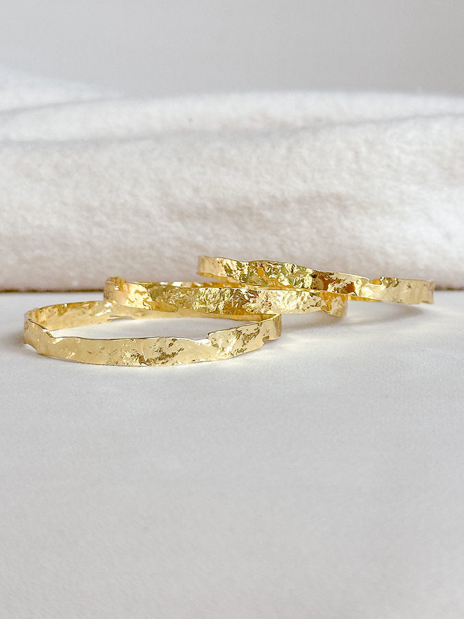 Easton Elle - Thin Plated Bangles - Small-110 Jewelry & Hair-Easton Elle-July & June Women's Fashion Boutique Located in San Antonio, Texas