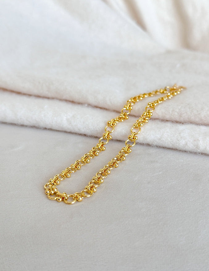 Easton Elle - Loop Necklace Chain-110 Jewelry & Hair-Easton Elle-July & June Women's Fashion Boutique Located in San Antonio, Texas