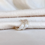 Easton Elle - Plated Silver Hoop Earring