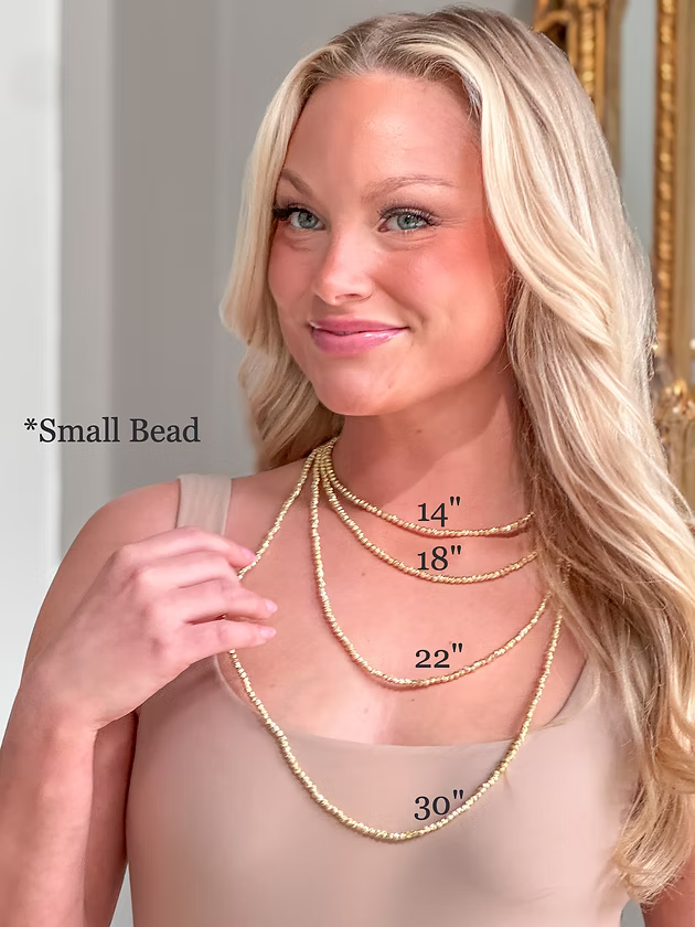 Easton Elle - Small Gold Beam Necklace - Multiple Lengths-110 Jewelry & Hair-Easton Elle-July & June Women's Fashion Boutique Located in San Antonio, Texas