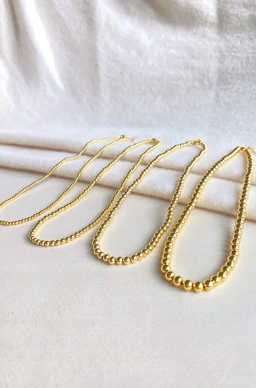 Bead Large Chain Necklace - Easton Elle-110 Jewelry & Hair-Easton Elle-July & June Women's Fashion Boutique Located in San Antonio, Texas
