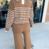 On Trend Sweater & Pant Set-300 Athleisure/Lounge-SKIES ARE BLUE-July & June Women's Fashion Boutique Located in San Antonio, Texas