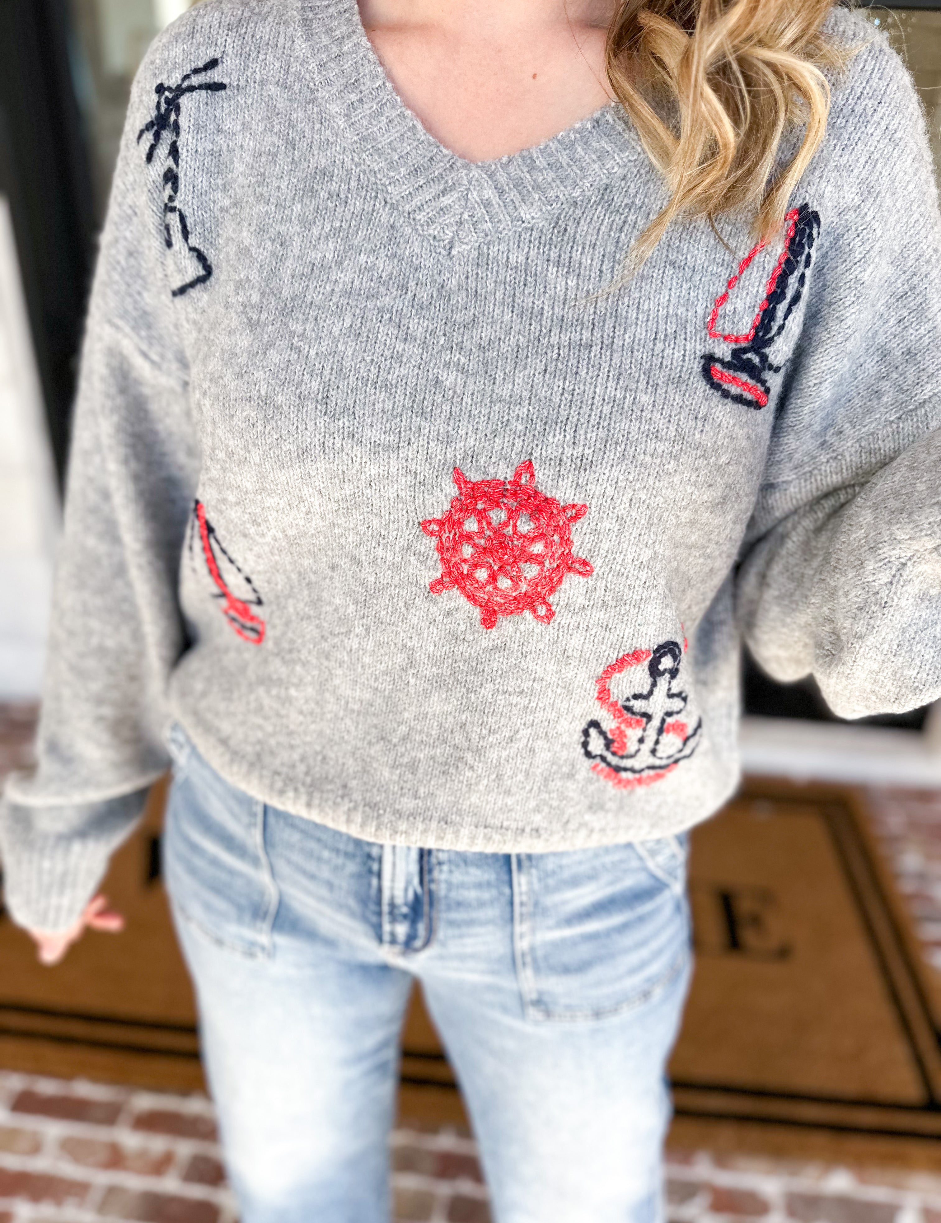 The Maine Sweater-230 Sweaters/Cardis-BAILEY ROSE-July & June Women's Fashion Boutique Located in San Antonio, Texas