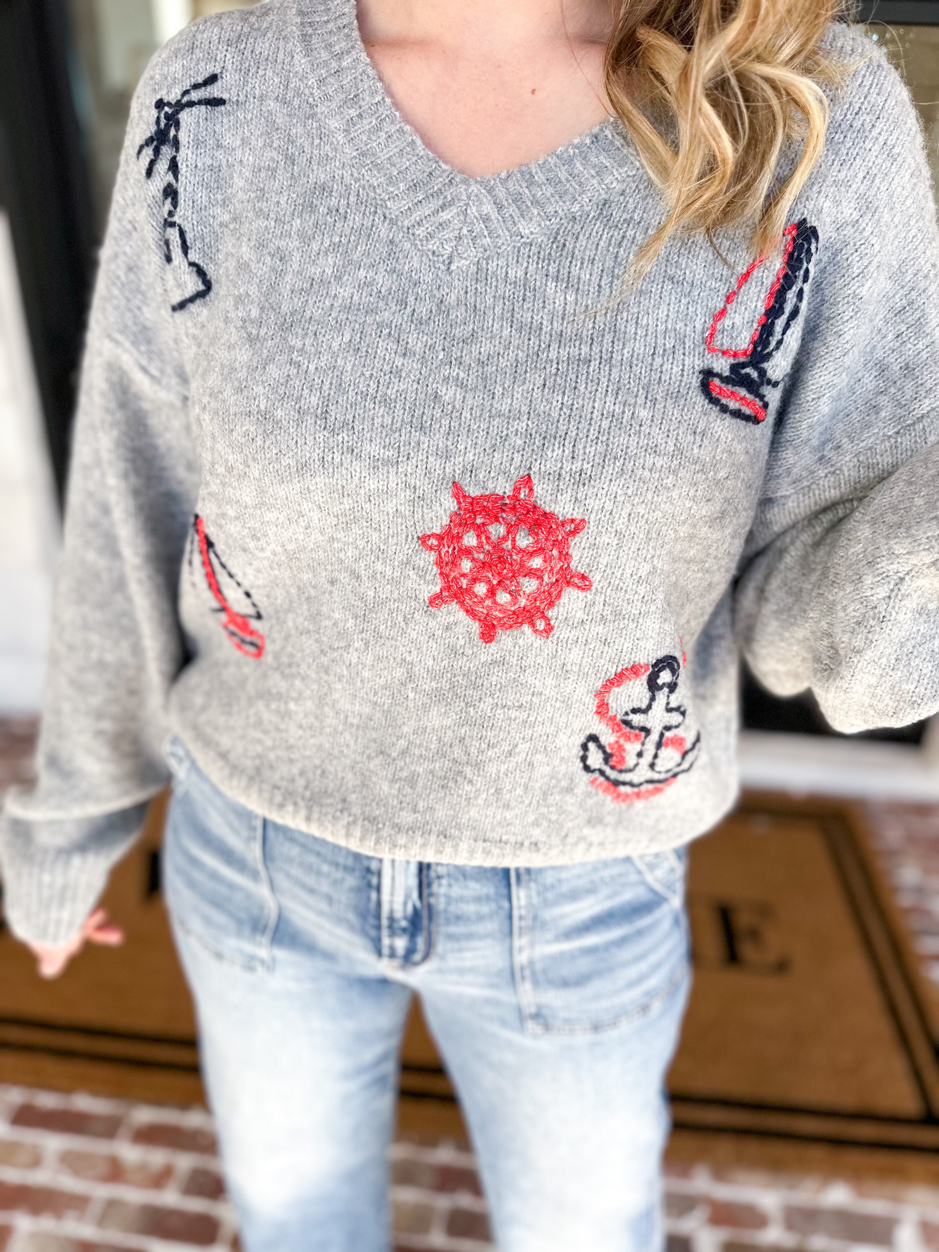 The Maine Sweater-230 Sweaters/Cardis-BAILEY ROSE-July & June Women's Fashion Boutique Located in San Antonio, Texas