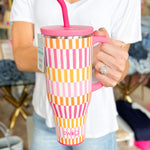 SWIG - Sherbet Stripe Mega Mug (40oz.)-140 Gifts + Home-SWIG-July & June Women's Fashion Boutique Located in San Antonio, Texas