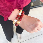 Michelle McDowell - Ryden Bracelet - Crimson-110 Jewelry & Hair-Michelle McDowell-July & June Women's Fashion Boutique Located in San Antonio, Texas