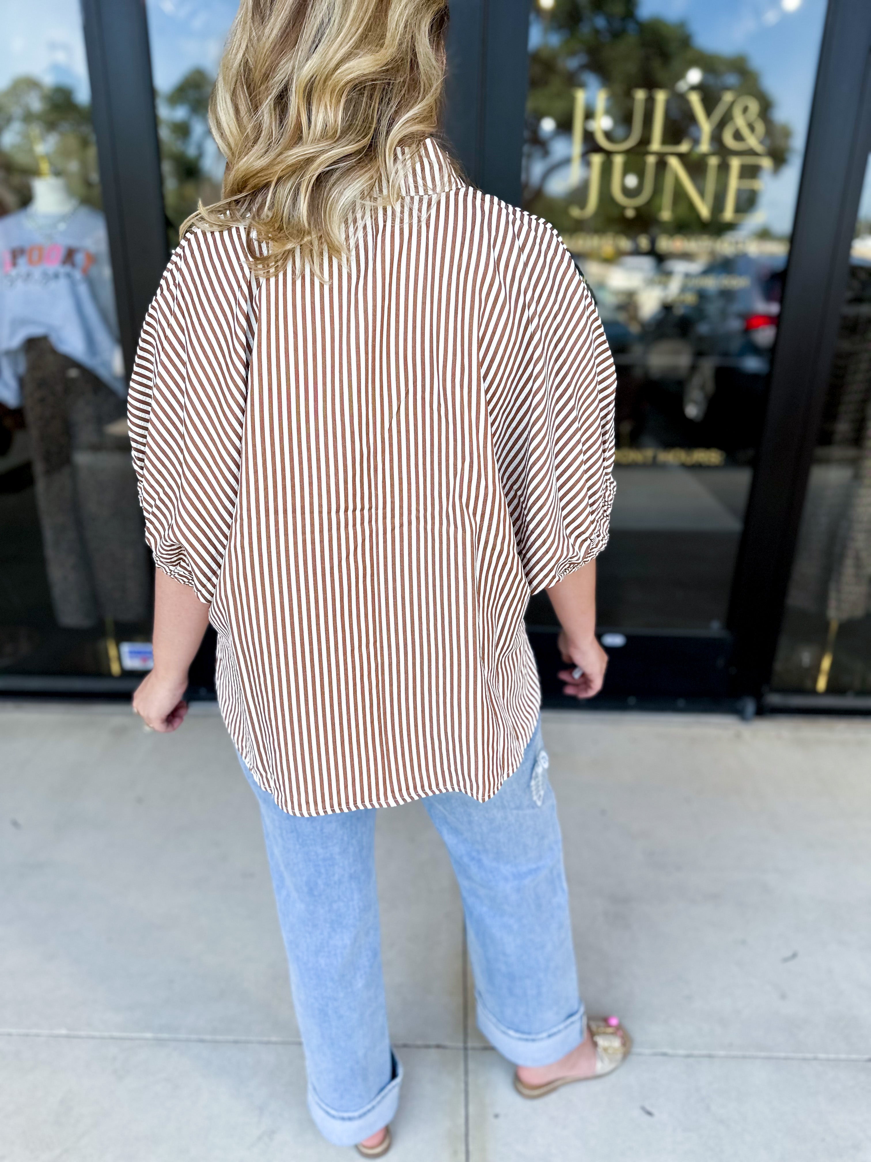 Floral Crochet Oversized Blouse - Carmel-200 Fashion Blouses-ENTRO-July & June Women's Fashion Boutique Located in San Antonio, Texas