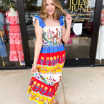 THML - Island Soiree Midi Dress-500 Midi-THML-July & June Women's Fashion Boutique Located in San Antonio, Texas