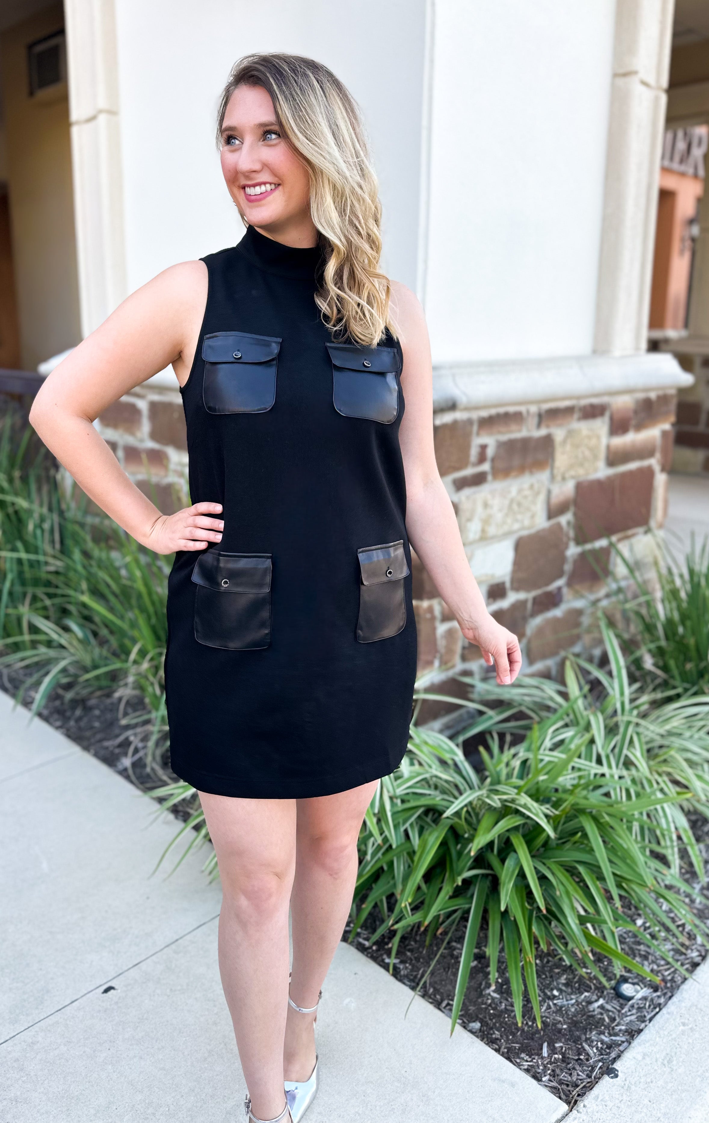 The Audrey Black Mini Dress-510 Mini-FATE-July & June Women's Fashion Boutique Located in San Antonio, Texas