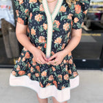 The Ember Floral Mini Dress-510 Mini-ENTRO-July & June Women's Fashion Boutique Located in San Antonio, Texas