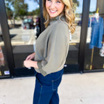 Softest Washed Olive Tee-210 Casual Blouses-FATE-July & June Women's Fashion Boutique Located in San Antonio, Texas