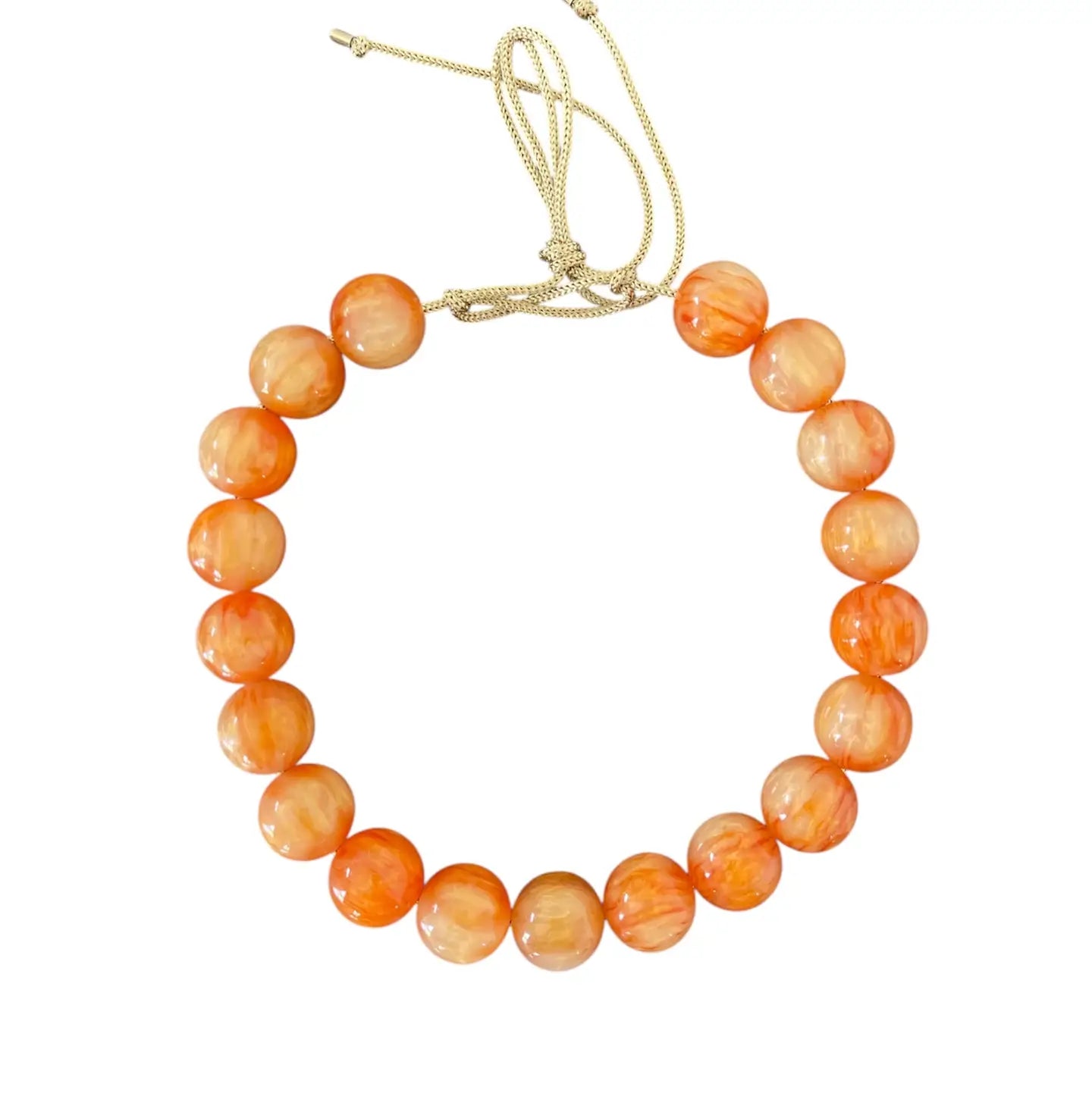 Beaded Adjustable Bubble Necklace - Sunkissed-110 Jewelry & Hair-KMs GEMs-July & June Women's Fashion Boutique Located in San Antonio, Texas