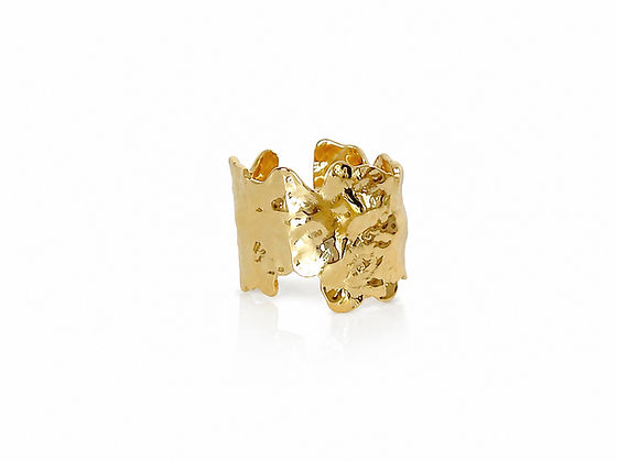 Easton Elle - Ultra Plated Ring - Gold-110 Jewelry & Hair-Easton Elle-July & June Women's Fashion Boutique Located in San Antonio, Texas