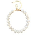 Beaded Adjustable Bubble Necklace - Milk-110 Jewelry & Hair-KMs GEMs-July & June Women's Fashion Boutique Located in San Antonio, Texas