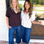 Liverpool - Simplicity Dolman Top - Whipped Cream-210 Casual Blouses-LIVERPOOL JEANS COMPANY-July & June Women's Fashion Boutique Located in San Antonio, Texas