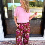 Textured Everyday Knit Top - Ballet Pink-230 Sweaters/Cardis-ALLIE ROSE-July & June Women's Fashion Boutique Located in San Antonio, Texas