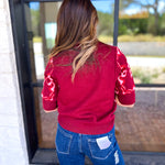 THML - Cherry On Top Sweater-230 Sweaters/Cardis-THML-July & June Women's Fashion Boutique Located in San Antonio, Texas