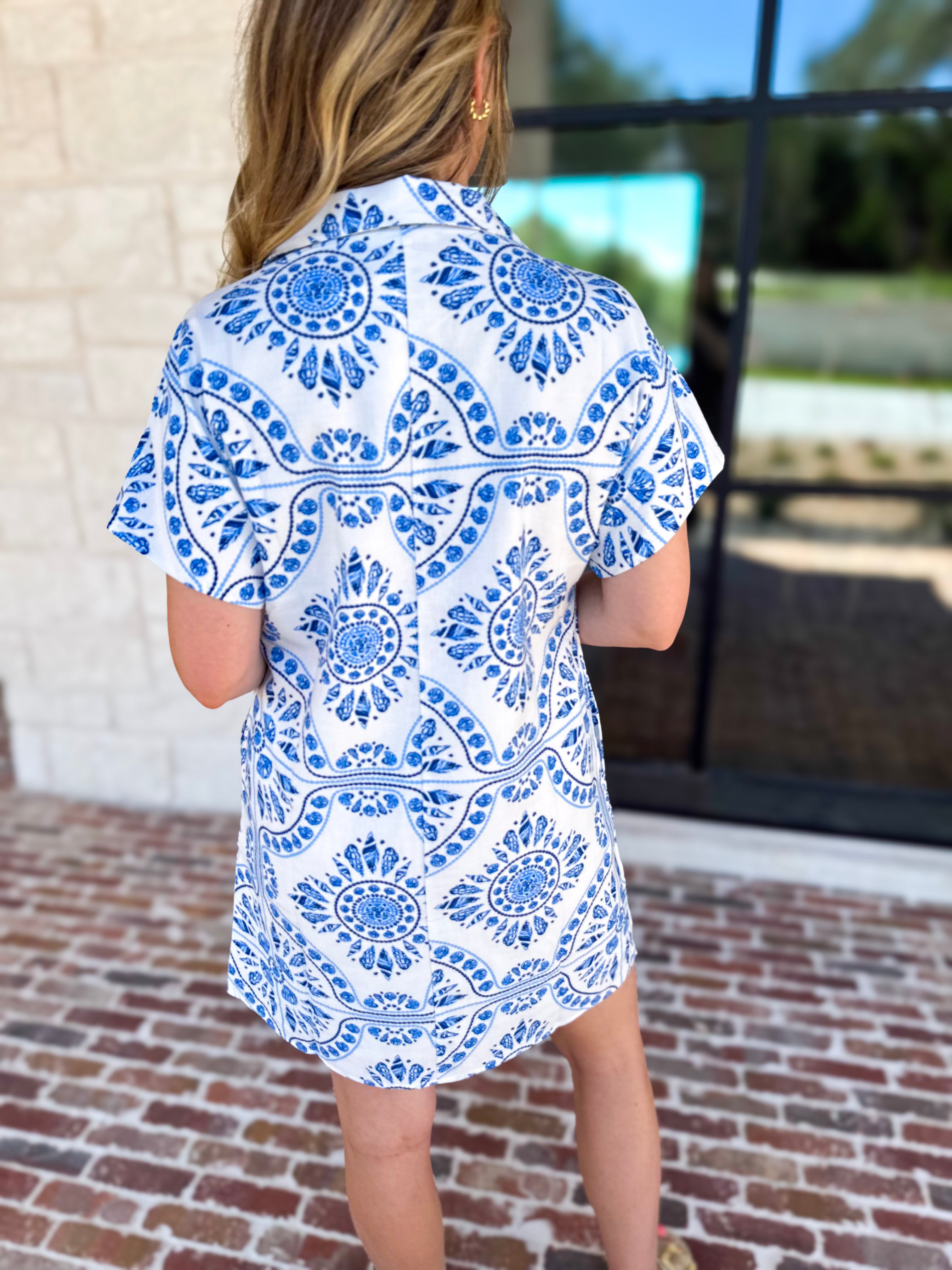 On the Shore Mini Dress-510 Mini-THML-July & June Women's Fashion Boutique Located in San Antonio, Texas