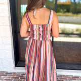 Sunset Evenings Striped Set-500 Midi-TCEC-July & June Women's Fashion Boutique Located in San Antonio, Texas