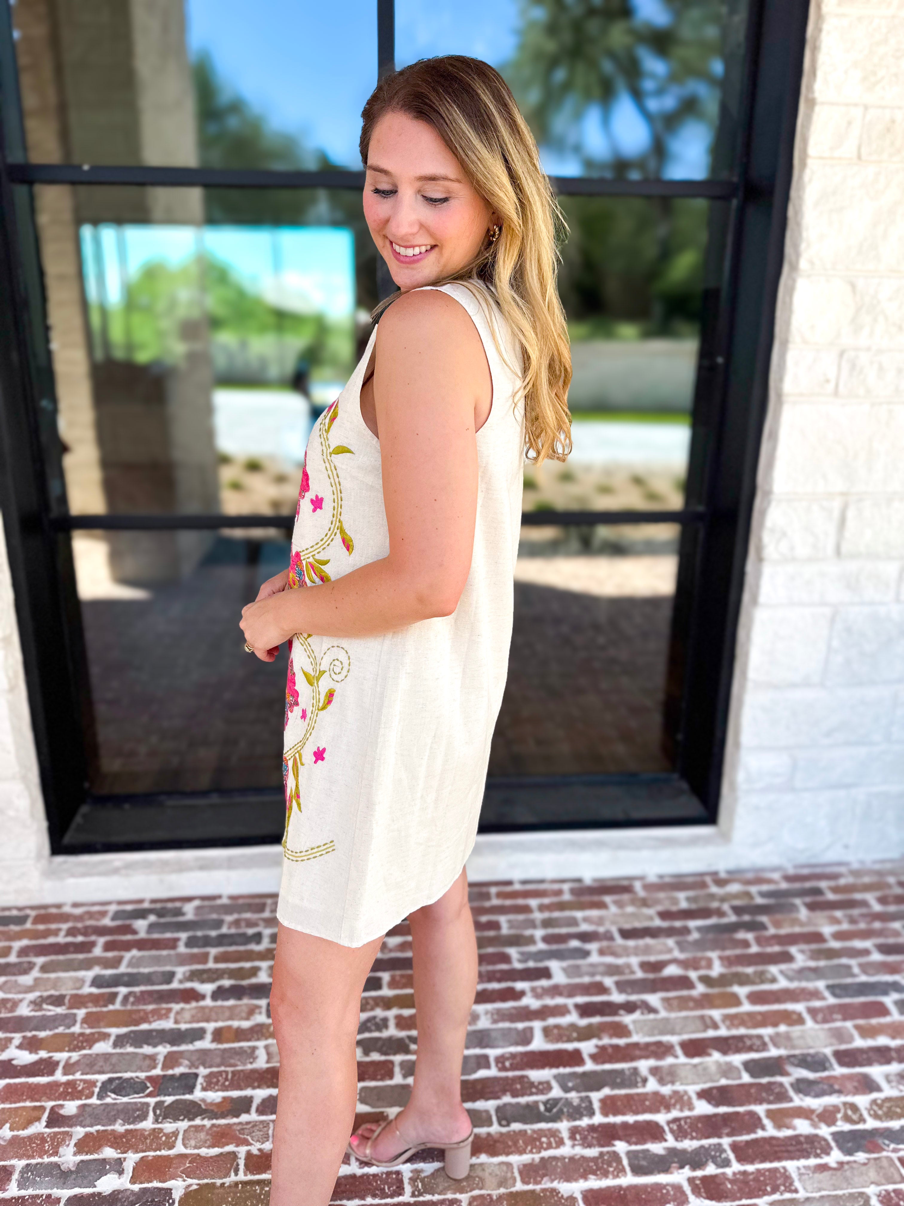 Floral Joy Mini Dress-510 Mini-THML-July & June Women's Fashion Boutique Located in San Antonio, Texas