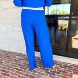 Spring It Girl Trouser - Electric Blue-400 Pants-SKIES ARE BLUE-July & June Women's Fashion Boutique Located in San Antonio, Texas