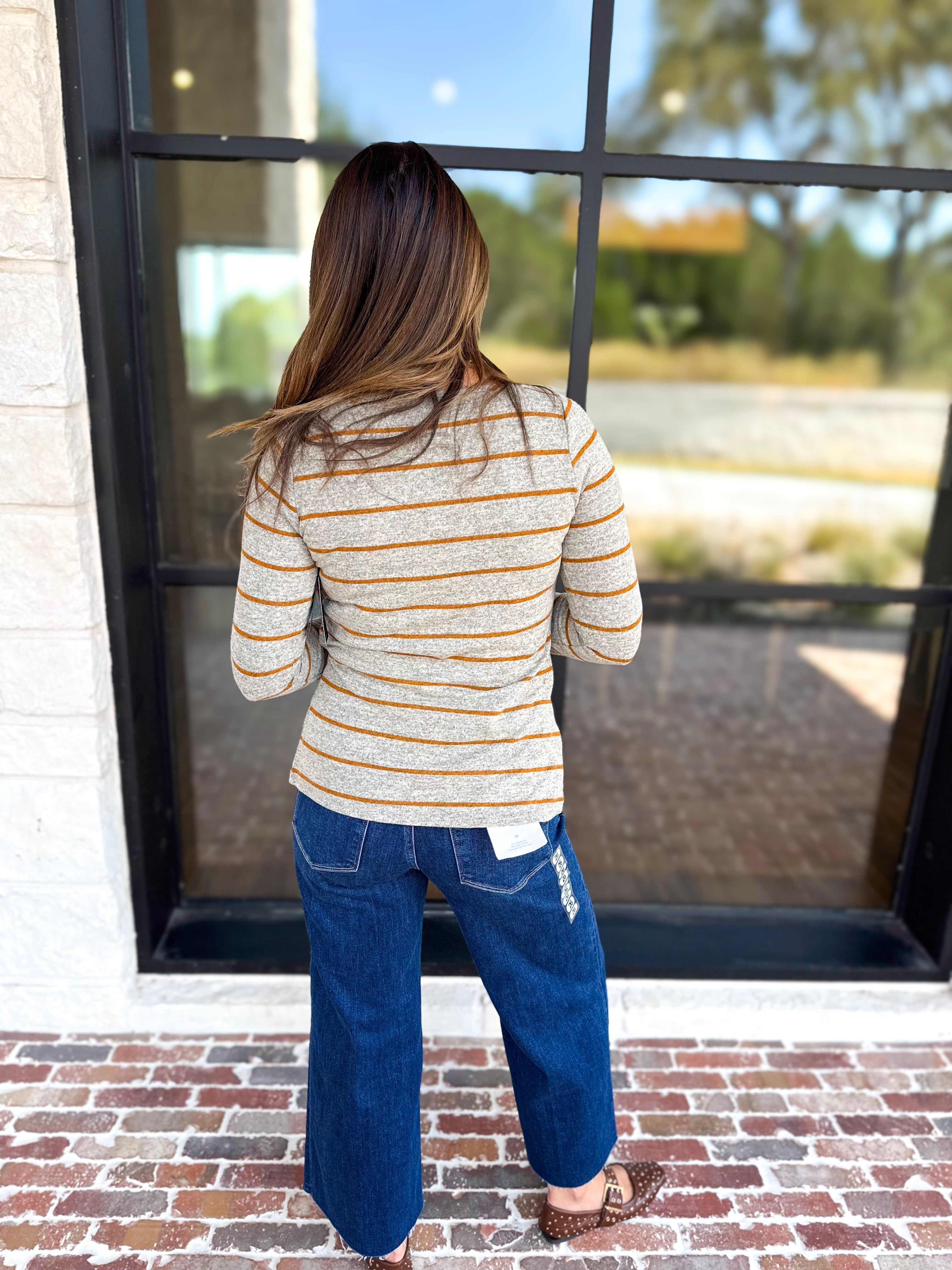 Liverpool - Twist Boat Neck Knit Top-200 Fashion Blouses-LIVERPOOL JEANS COMPANY-July & June Women's Fashion Boutique Located in San Antonio, Texas