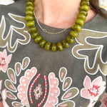 The Bailey Beaded Necklace - Chartreuse-110 Jewelry & Hair-Gemelli-July & June Women's Fashion Boutique Located in San Antonio, Texas