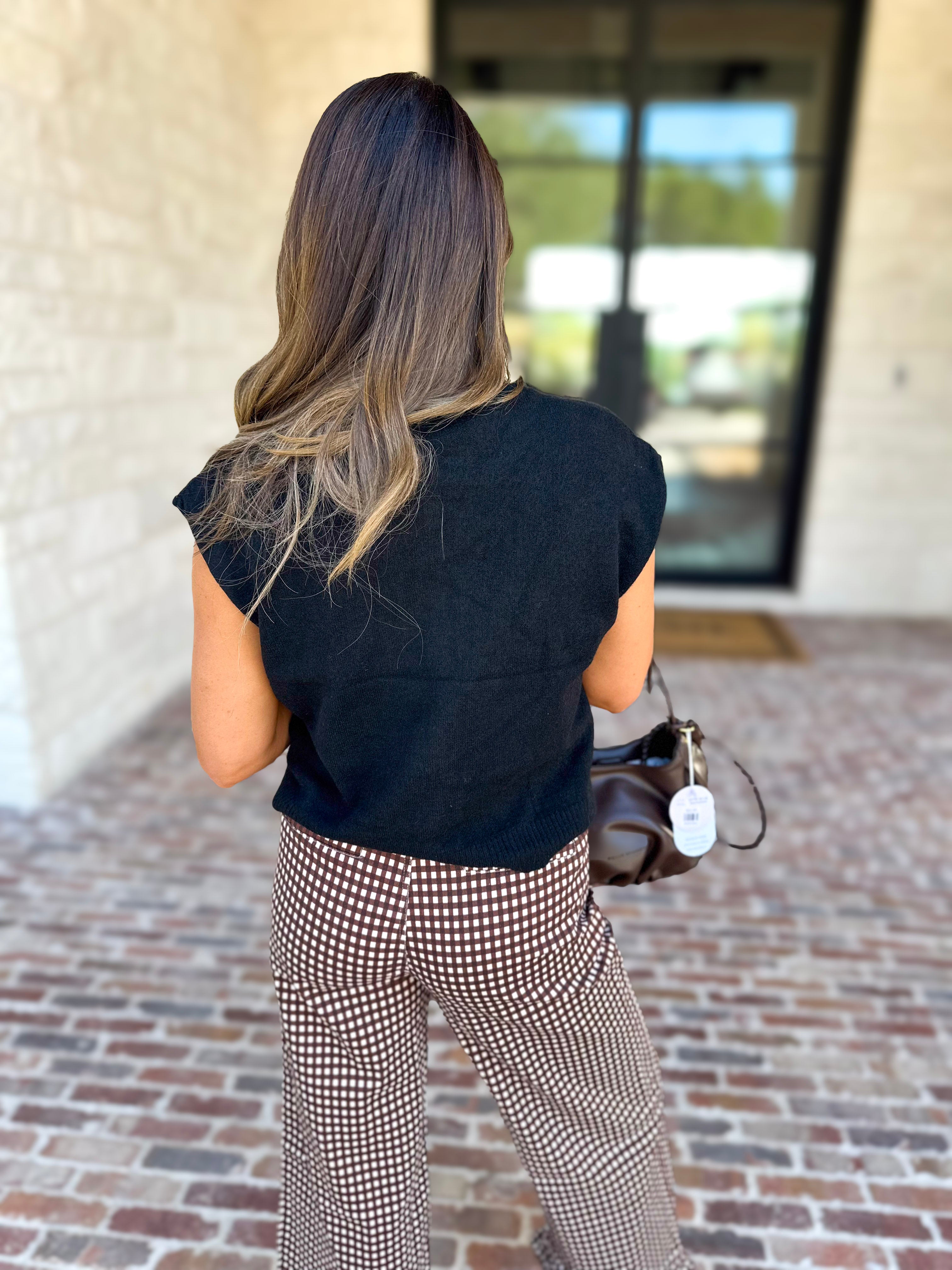 Short Sleeve Everyday Cardigan - Black-230 Sweaters/Cardis-DOUBLE ZERO-July & June Women's Fashion Boutique Located in San Antonio, Texas