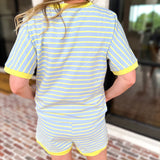 Lemon & Sky Blue Travel Set-300 Athleisure/Lounge-JODIFL-July & June Women's Fashion Boutique Located in San Antonio, Texas