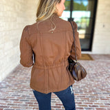 Liverpool - City Girl Puff Sleeve Trucker Jacket-600 Outerwear-LIVERPOOL JEANS COMPANY-July & June Women's Fashion Boutique Located in San Antonio, Texas