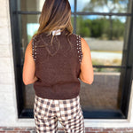 Happy Hour Embellished Sweater Tank-200 Fashion Blouses-ENTRO-July & June Women's Fashion Boutique Located in San Antonio, Texas