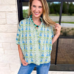 Fresh Air Floral Blouse-200 Fashion Blouses-ENTRO-July & June Women's Fashion Boutique Located in San Antonio, Texas